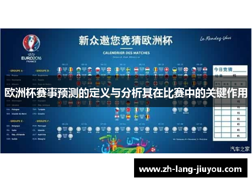 欧洲杯赛事预测的定义与分析其在比赛中的关键作用